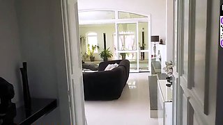 Hardcore milf and teen showcase their fuckbox to him
