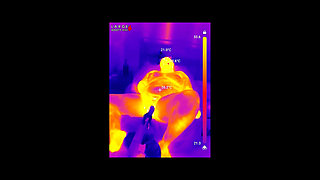 First BBC Sex Machine Fuck: Oiled up BBW Cums Hard on Your Massive Cock, 15 Min Ride and Cum Countdown, POV Thermal