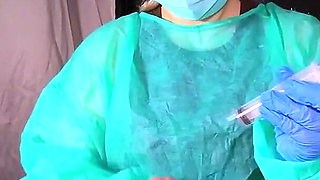 Nurse Decided to Try Out My Dick in Practice, Fast Jerking off