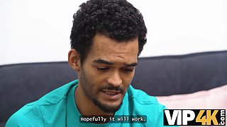 Vip4k. pregnant horny hoe is hardcore in front of her pitiful spouse