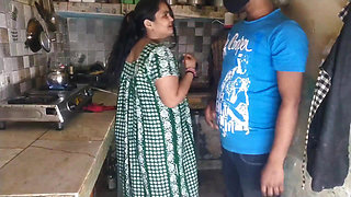 Desi Bhabhi Big Boobs Cleavage Tease in Kitchen Hot Indian Village Girls Exposed