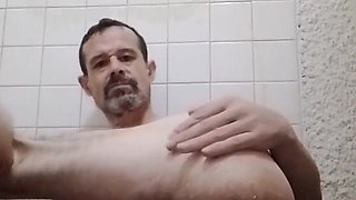 Showing off My Hairy Stepdad Cunt