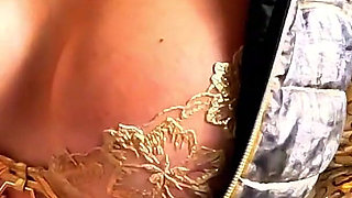 Golden Glossy Downjacket POV. Deepthroat, Face Fuck and Double Cum on My Jacket