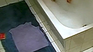 MILF Does Personal Hygiene in the Bathroom