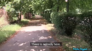 Public agent  i fuck a hot dark haired schoolgirl and cum in her facehole