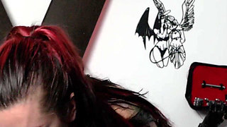 Horny Chubby Petgirl Humps Her Mistress's Leg Til She Cums