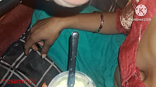 The Stepsister-in-law of the Village Put Cream in Milk and Put It in the Mouth of the Land.