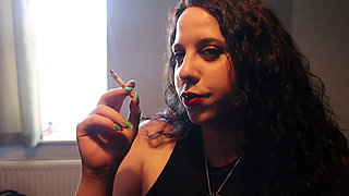 Red Lips and Cork Tips by the Window