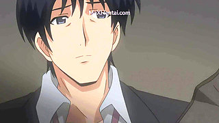 Boss Gets Stucked in the Elevator with His Busty Secretary (Hentai Parody)