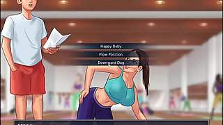 I knead my MILF Stepmom's ass in Yoga in Summertime Saga