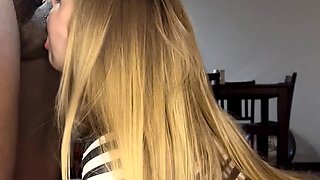 Home video amateur skinny blonde fuck cumshot blindfolded