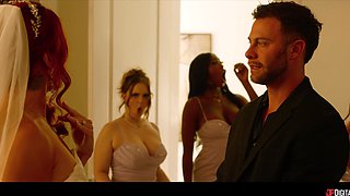 Seth Gamble's Wild Wedding Passion Ignites in Sultry Heat