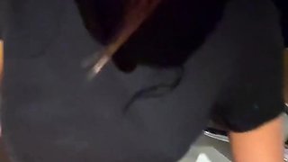 Gracewearslace Fucks in Airport Toilet Sex Tape