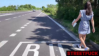 Streetfuck Little Caprice Fucks a Stranger