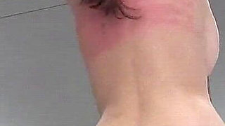 Katie Gold Spanking Machine - Bare Back Whipping