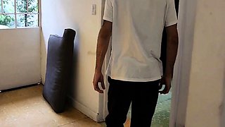 I fuck with my husband's best friend in our kitchen