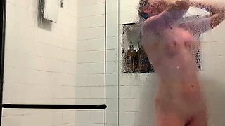 Teen Girl Solo Masturbation and Striptease 24