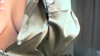 Hot latex booty milf closeup pretty natural big tits tease