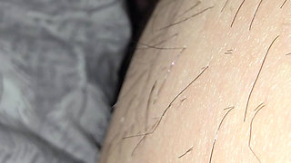 Step mom saw step son erection and handjob him hard to cum