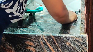 Cheating House Wife Getting Fucked in the Kitchen