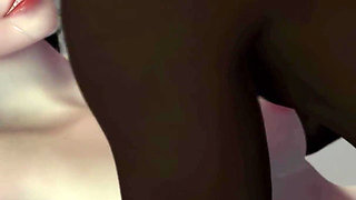 3D Horny Slut Korean Babe Got Fucked by BBC