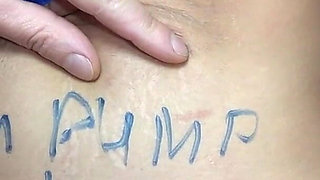 Skinny Ebony-girl Lia-amalia Gets Impregnated by Big Cocks at Creampie-gangbang