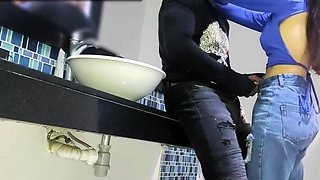 Cousin Creampie in the Bathroom