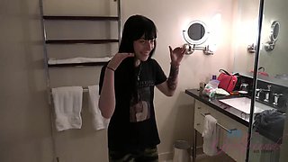 Charlotte Sartre gets ready for your date and takes a shower - pt 1 of 2: Porn