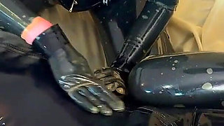 Latex Bag Mistressae & Miss Lilly Edging Threesome