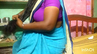 Indian Housewife Aunty Handjob