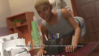 Taboo University - Beautiful Busty Ebony Teacher Gets Fucked Over Her Desk in Her Classroom. She Moans so Loudly That She Wants