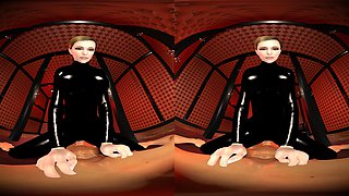 Busty Latex Queen Rides You – POV Experience