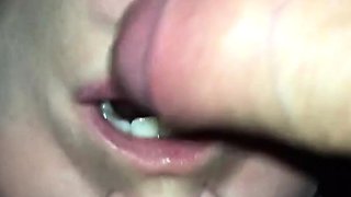 Blowjob cumshot whore gargles pov bukkake fetish cum