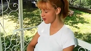 Hot girl slut wannabe in the porn, tested by a cock