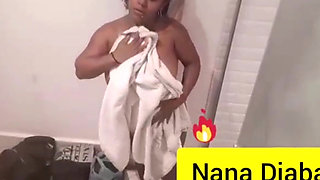 Busty Woman Showering