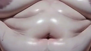 Massive SSBBW in Tight Rope Bondage - Moaning and Struggling in Heat