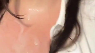 Busty BBW glory hole job interview