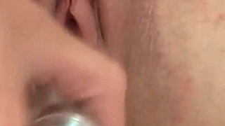 Babe Can Really Swallow a Deepthroat and Keep It Down While Playing with Sex Toy