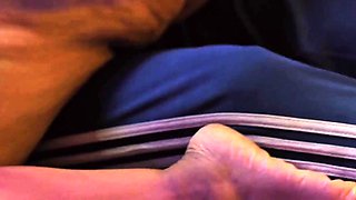 young babe sucking and licking old dick