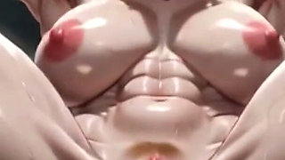Muscular Woman Gym Bondage - Swollen Pussy Big Clit Extremely Horny