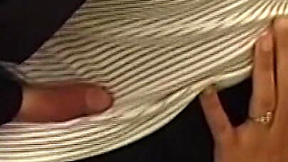 Blindfolded Maid Gets Piss Drenched and Ass Fingered Deep