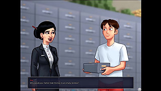 summertime saga - Jenny is pregnant again ... Odette had twinnies ... Johannes played spin the bottle with the ladies.