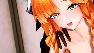 Wuthering Waves - Sigrika and Denia Naughty Club Party Fuck - 3D Hentai Animations