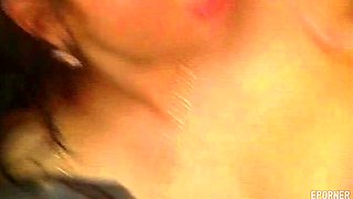 Naughty Brunette's Vintage Passion Erupts in Backdoor Heat