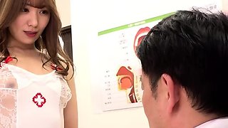 Asian Nurse In Uniform Fucking And Anal In Stockings