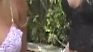 Blonde Slut Gags on Throbbing BBC Dripping Sloppy Spit
