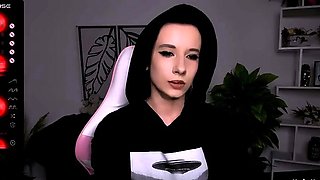 Skinny brinette petite teen very cute tight pussy play