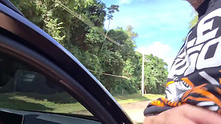 I Stopped a Car on the Street to My Wife!