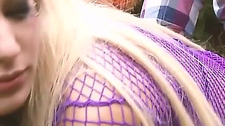 Big Cocks Lovers Scene-2 Sexy Busty Blonde in Lingerie Fucking in the Garden with the Neighbor's Big Cock