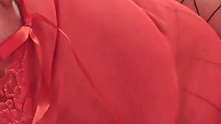Magnificent Ass Is Bored in the Bedroom. a Mature MILF Shaking Her Thick Buttocks and Big Boobs